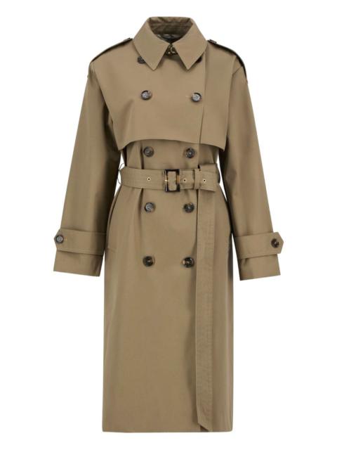 Barbour Aoife belted-fastening double-breasted trench coat