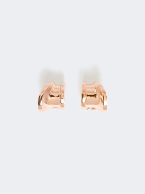 Max Mara Metal earrings - BRONZE