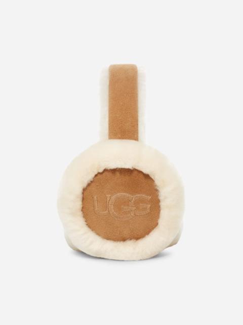 UGG ® Women's Sheepskin Embroidery Earmuff in Chestnut