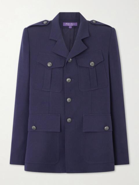 Ralph Lauren Annabeth Grain De Poudre Wool Jacket