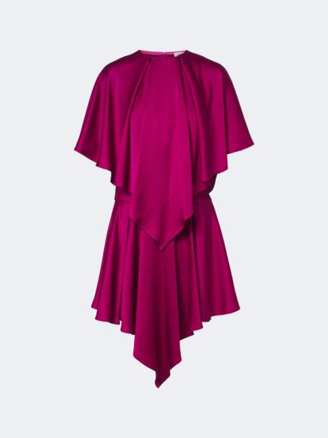 Stella McCartney Caped satin minidress