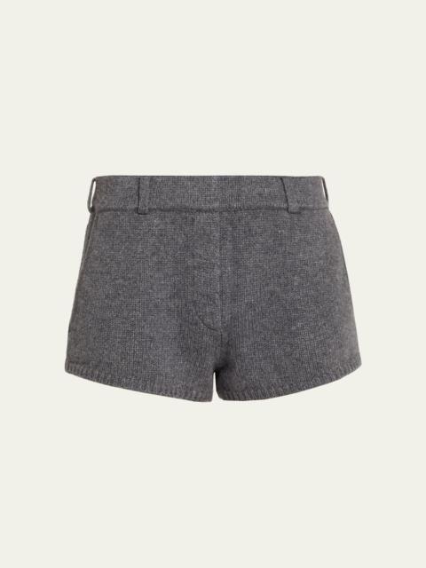 LISA YANG Annora Cashmere Knit Micro Shorts