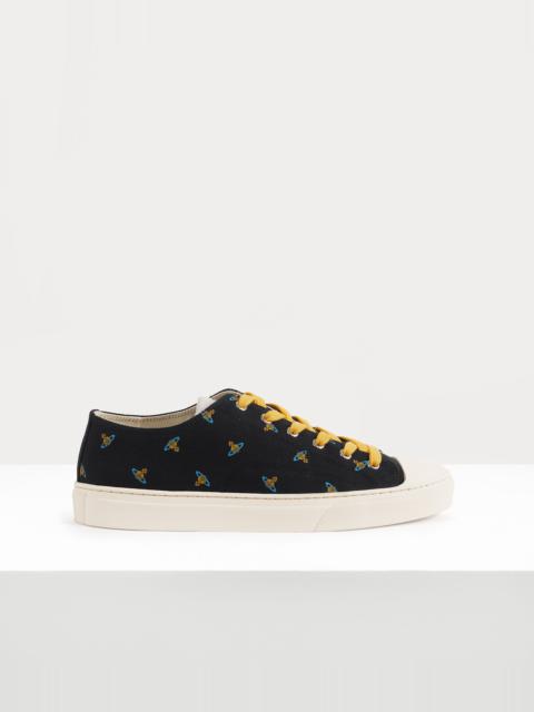 Vivienne Westwood LOW TOP CANVAS PLIMSOLL