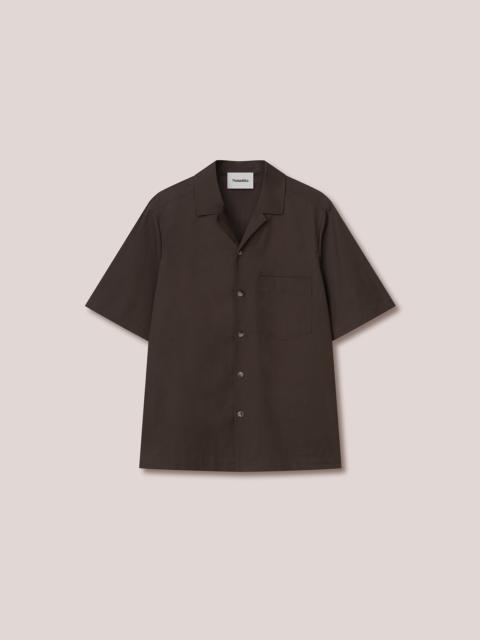 Nanushka BODIL - Tech twill shirt - Soil