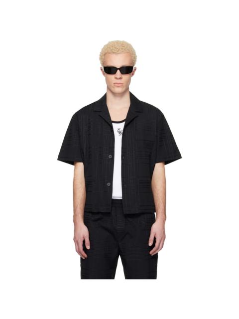 ERNEST W. BAKER Black Tailoring Shirt