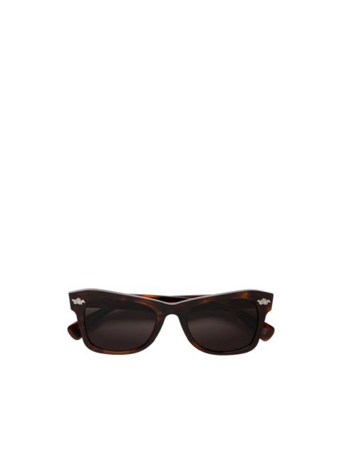 Marni tortoiseshell-effect rectangle-frame sunglasses