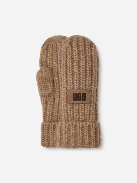 UGG ® Women's Chunky Mitten Knit in Camel