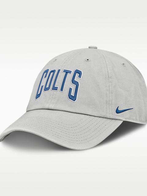 Nike Indianapolis Colts Primetime Club Arched Men's Nike NFL Adjustable Hat