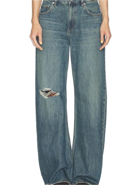 Helmut Lang Relaxed Destroyed Bootcut Jeans