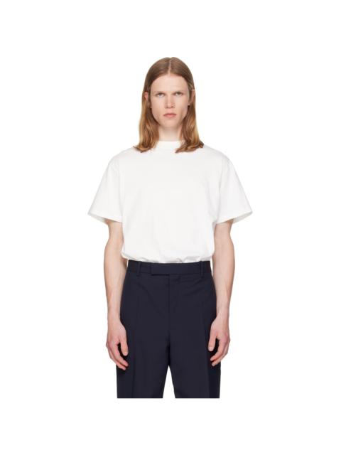 Jil Sander Three-Pack White Crew-Neck T-shirts