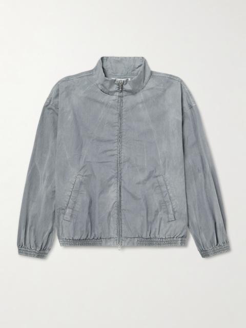 AGOLDE Marshall Crinkled Cotton-Blend Shell Bomber Jacket