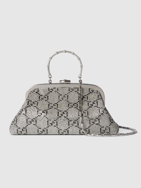 GUCCI Crystal medium evening top handle bag