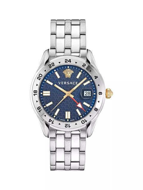 Greca Time GMT Watch, 41mm