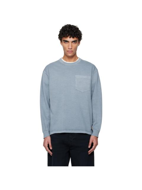 Carhartt Blue Long Sleeve Torion Pocket T-Shirt