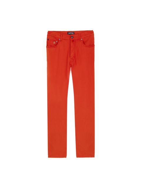 Vilebrequin Men Linen Jeans Drill 5-Pockets Solid