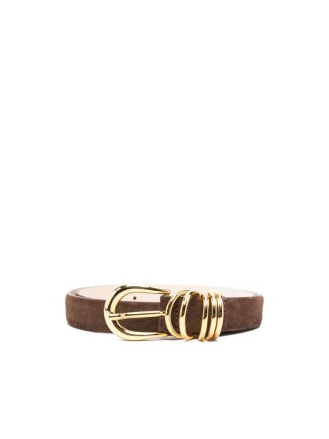 DÉHANCHE Hollyhock ring buckle belt