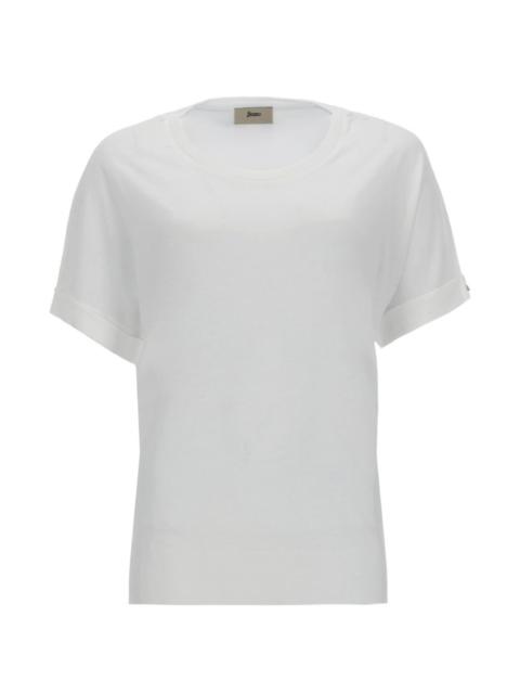 Herno cuffed sleeve T-shirt