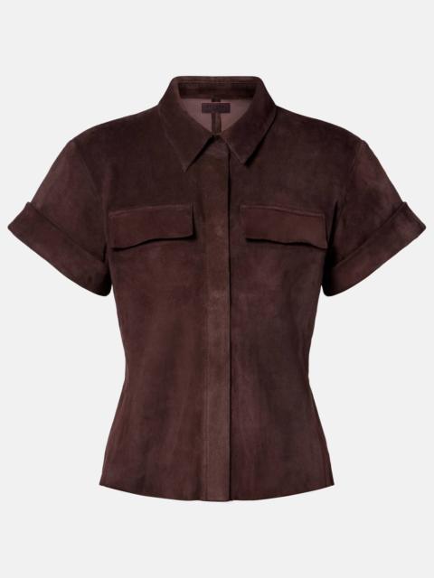 STOULS Miller suede shirt