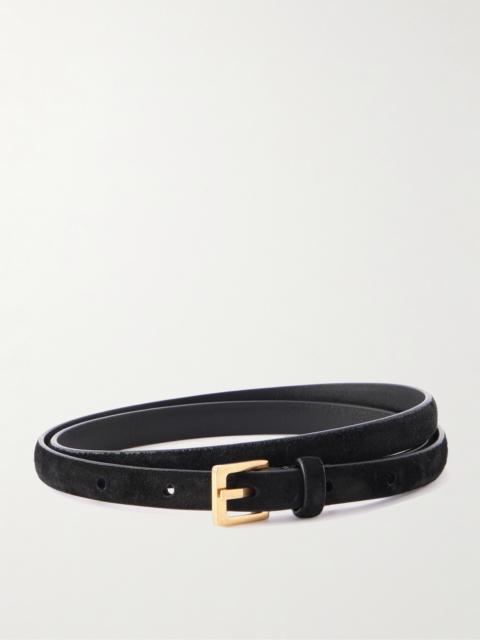 The Row City Suede Belt