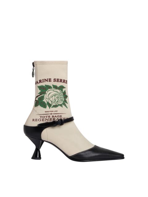 Marine Serre Tote Bag Ankle Boots