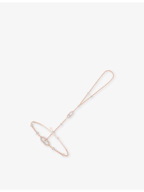 MESSIKA Move Uno 18ct Gold And 0.35ct Diamond Hand Bracelet