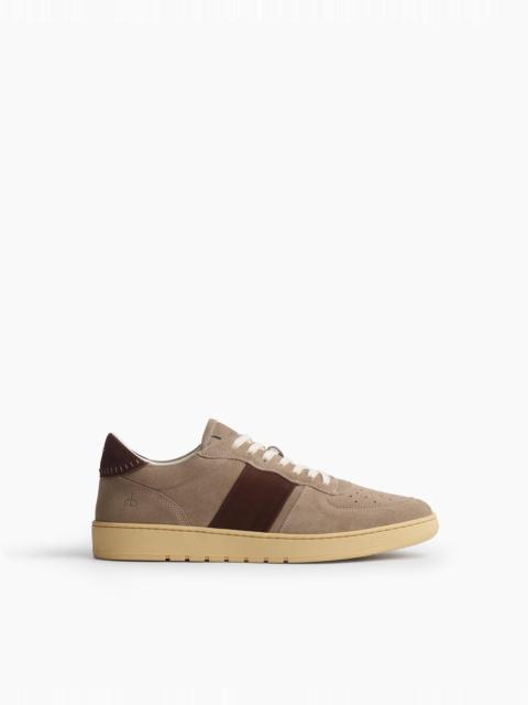 rag & bone COLLEGIUM for rag & bone Pillar Destroyer Low
Taupe Suede & Brown Leather
