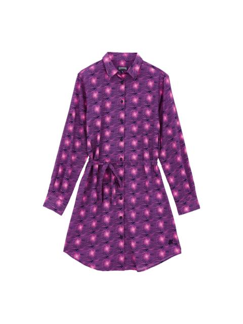 Vilebrequin Women Cotton Shirt Dress Hypno Shell