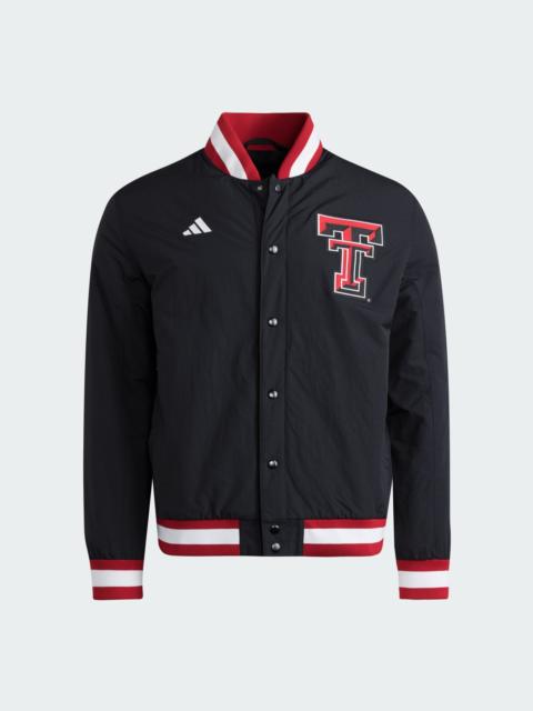 adidas Texas Tech Red Raiders Coaches Dugout Jacket