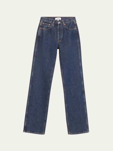 90s High-Rise Loose Jeans