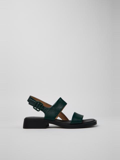 CAMPERLAB Dark green Leather Sandals for Women.