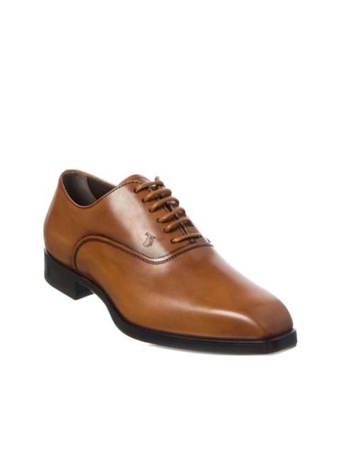 Tod's leather lace-up oxford shoes