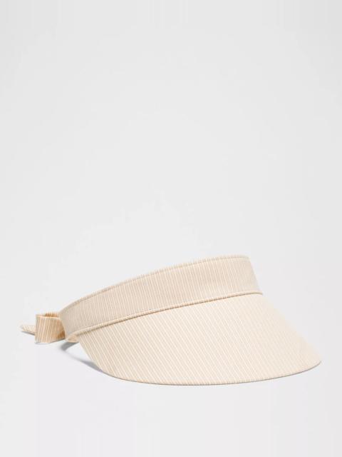 lululemon Striped Wide Brim Visor