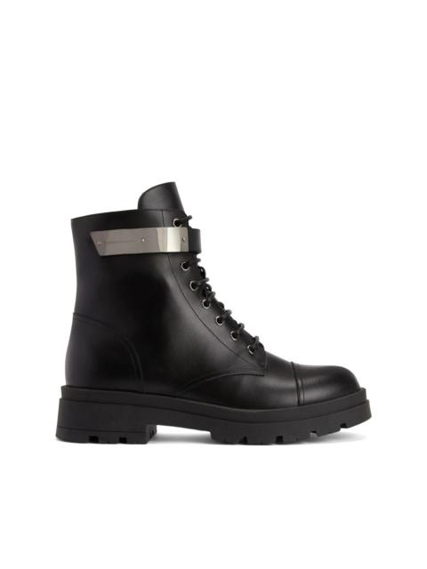 Giuseppe Zanotti Ruger leather ankle boots