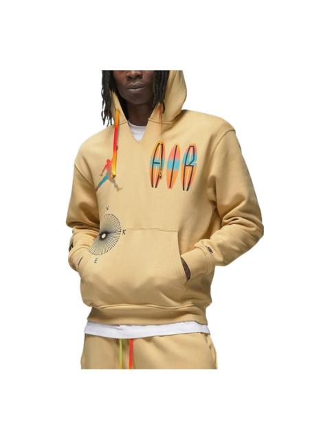 Jordan Air Jordan Flight MVP Fleece Hoodie 'Yellow Beige' DQ8019-252
