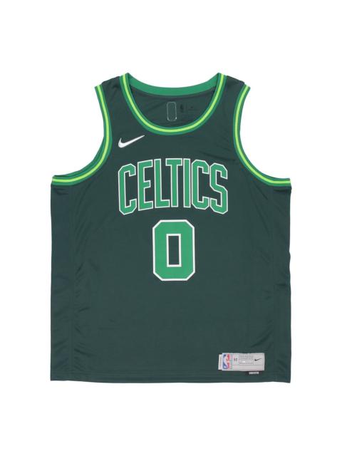 Nike Men's Nike NBA Retro Basketball SW Fan Edition Award Version 20-21 Season Boston Celtics Tatum No. 0