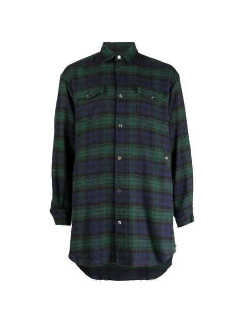 UNDERCOVER Black Check Shirt | REVERSIBLE