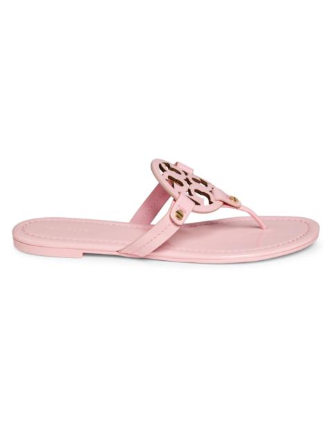 TORY BURCH Women's Miller Leather Thong Sandals - Pink