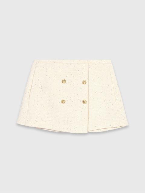 maje Tweed skort