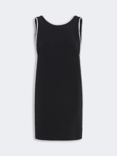 Sportmax TALCO Stretch viscose dress - BLACK