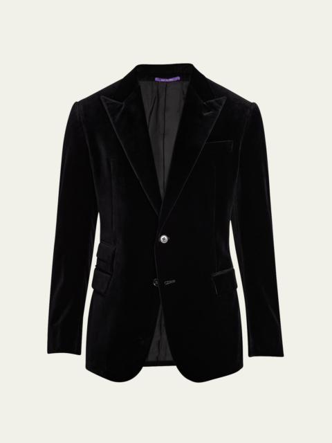 Men's Kent Hand-Tailored Velvet Dinner Jacket