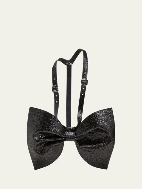 Noir Kei Ninomiya Glitter Bow Harness