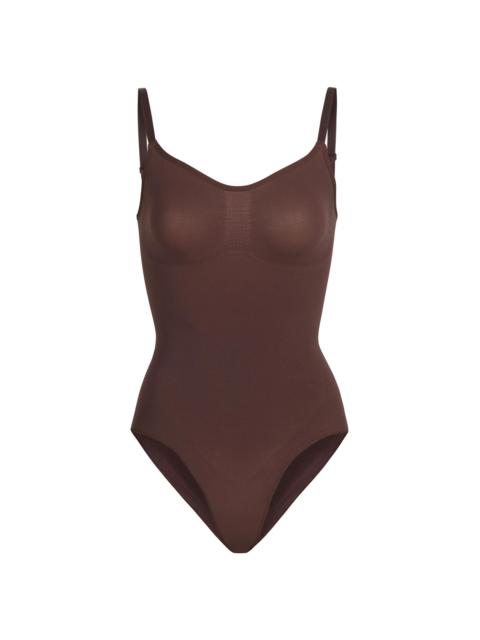 SKIMS Women's Seamless Sculpt Brief Bodysuit - Cocoa