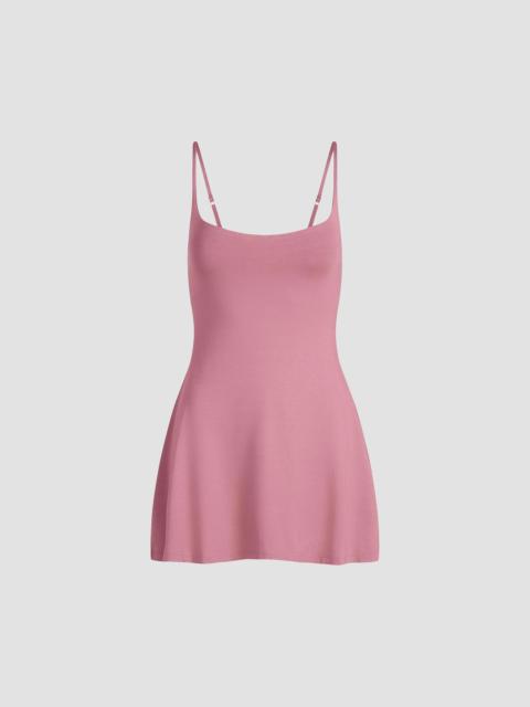 SKIMS Women's Smooth Layers Scoop Neck Minidress - Redwood