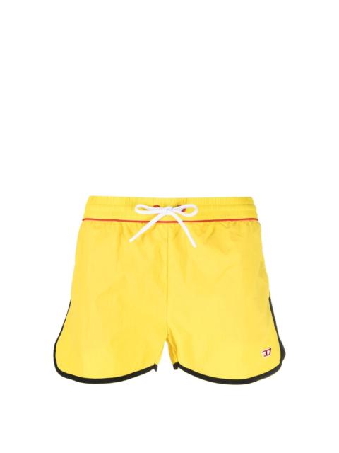 contrast-trim swim shorts