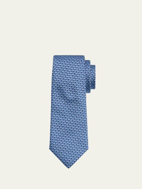 GIORGIO ARMANI Men's Silk Raised Cubes Tie
