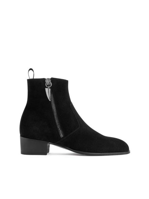New York suede ankle boots