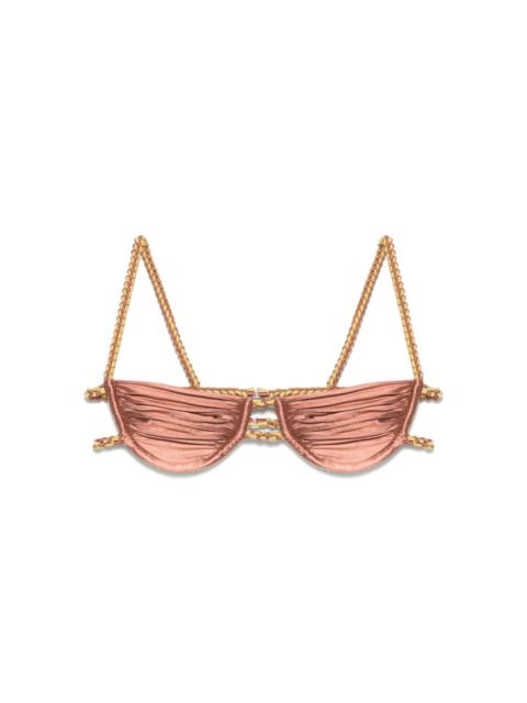 ISA BOULDER double-chain bikini top