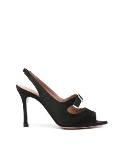 MALONE SOULIERS Celeste 90mm crystal-buckle sandals