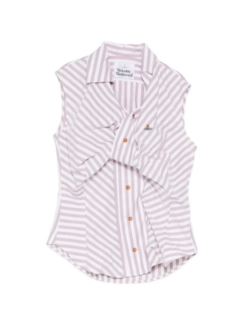 Vivienne Westwood logo-embroidered shirt