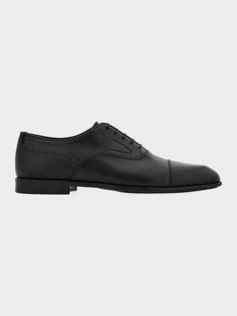 FERRAGAMO Trinity Leather Oxfords